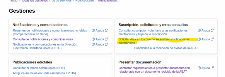 Gestions dias de cortesía