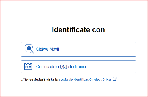 Número referencia actividad AEAT - Identifícate